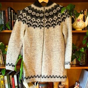 Icelandic Wool Sweater.